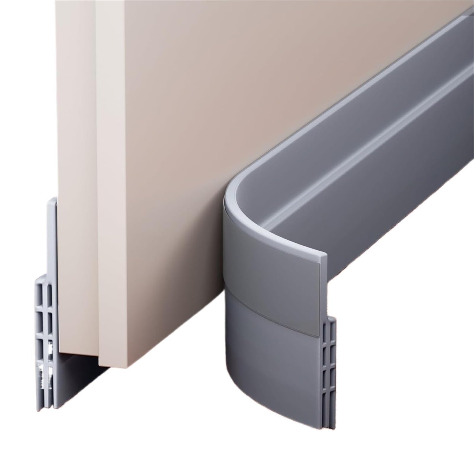 Draft Excluder For Doors Under Door Draft Stopper Sweep For Exterior Interior Bottom Doors, Weather Stripping Door Seal Blocker Noise Cold Air Insulation(GRAY)