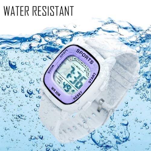 Image of Time Up Digital Dial 2025 Shock-Proof Water & Dust Resistant Alarm Student Watch for Boys & Girls (Age 5-17 Years)-GSK-101