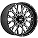 Vision Wheel Rocker Style: 412 RWD Finish: Anthracite w/Satin Black lip and chrome bolts. Wheel Size Inches: 18X9PCD: 6-139.7Load Rating Lbs. 2400 Offset: 12