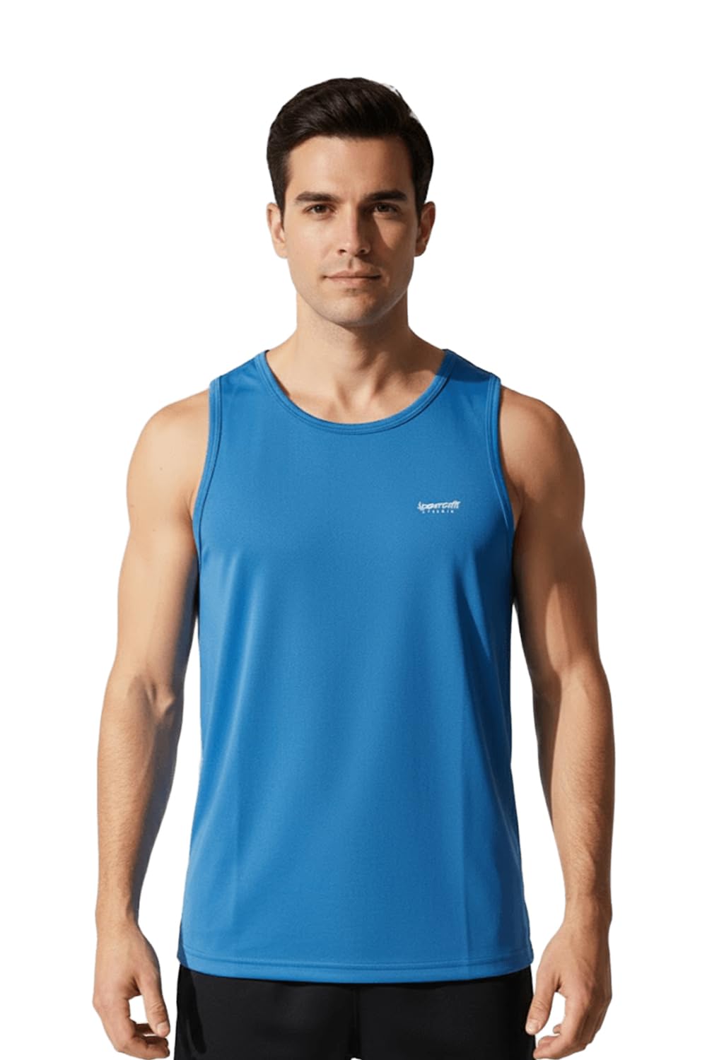 Men Crew Neck T-Shirt | Lightweight & Breathable Activewear | Half Sleeve Gym, Workout & Casual Sports T-Shirt-image-15