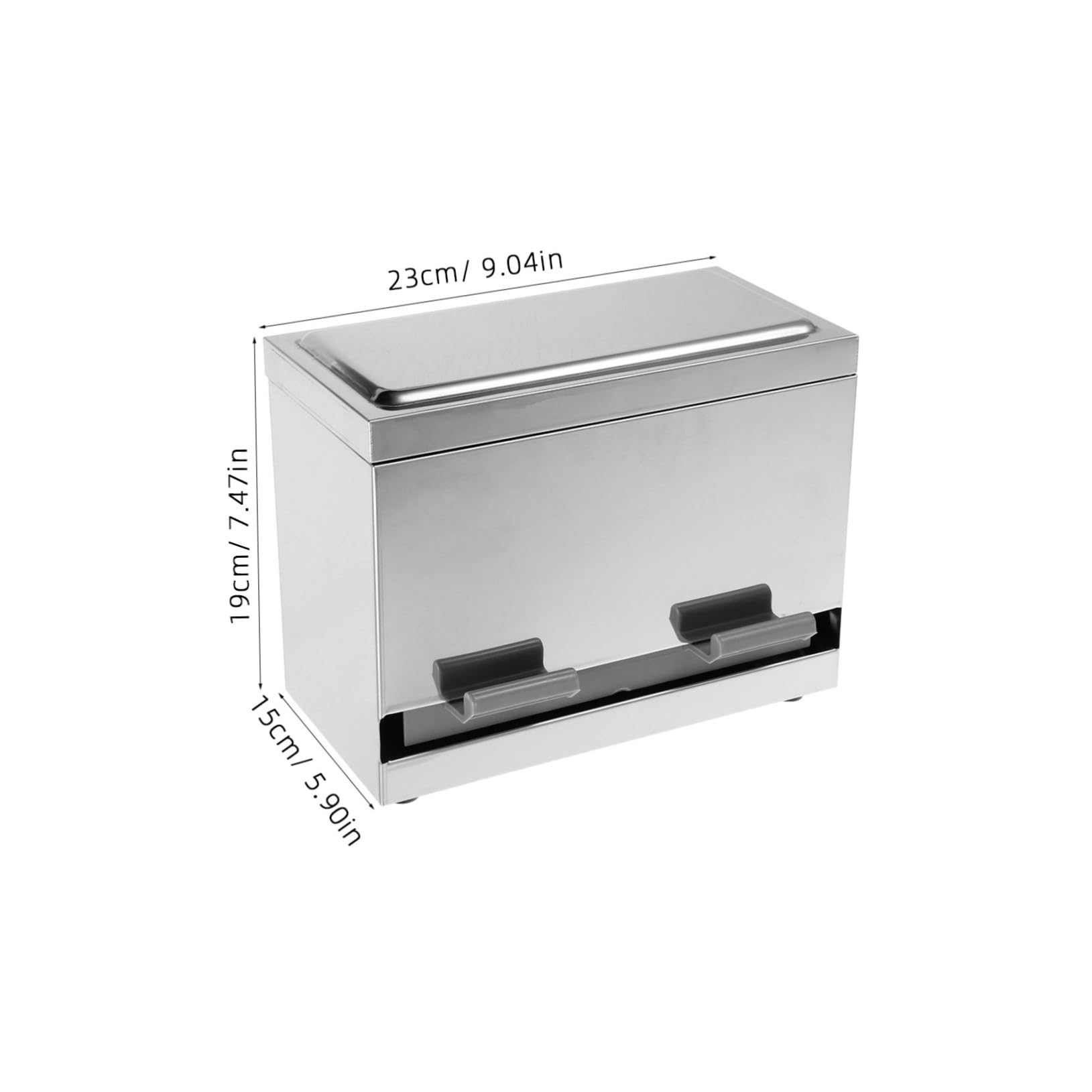 Automatischer Strohhalm Organizer aus Edelstahl Großer Essstäbchenhalter für Theke Praktische Aufbewahrungsbox für Milchtee Läden und Restaurants