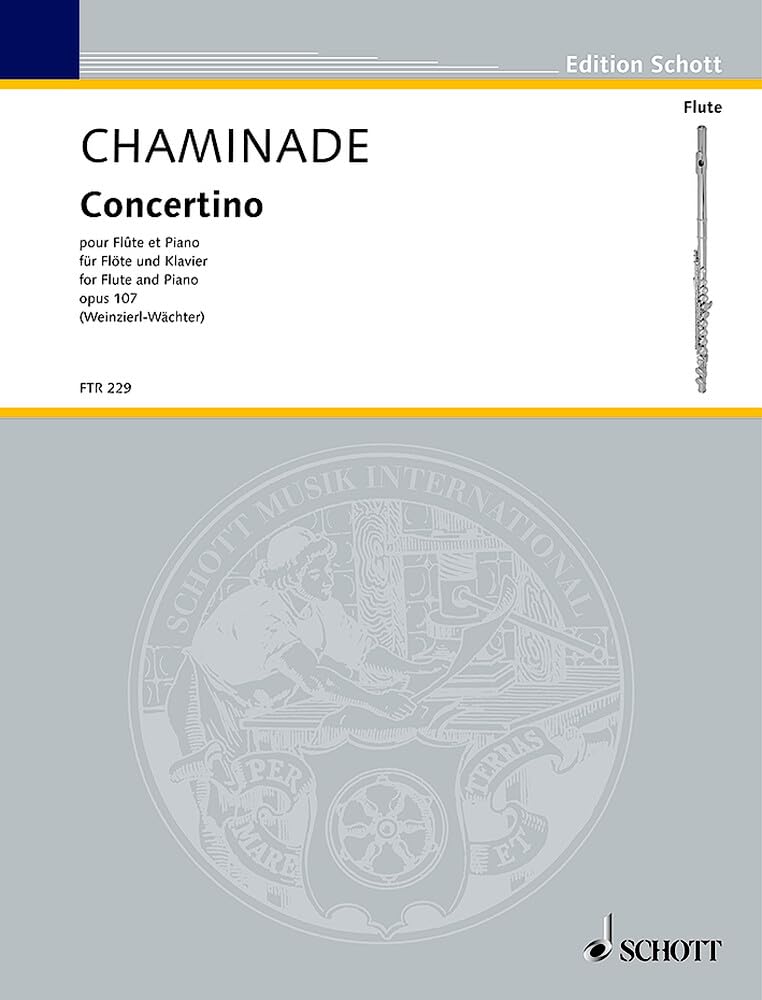 Concertino: op. 107. flute and piano.