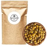 SIVIFOOD Pistazien geröstet und gesalzen mit Safran im 1kg Vorteilspack - geröstete Jumbo Pistazien mit Safran verfeinert in Großpackung Nüsse Premium Qualität hochwertig vegan roasted pistachio nuts