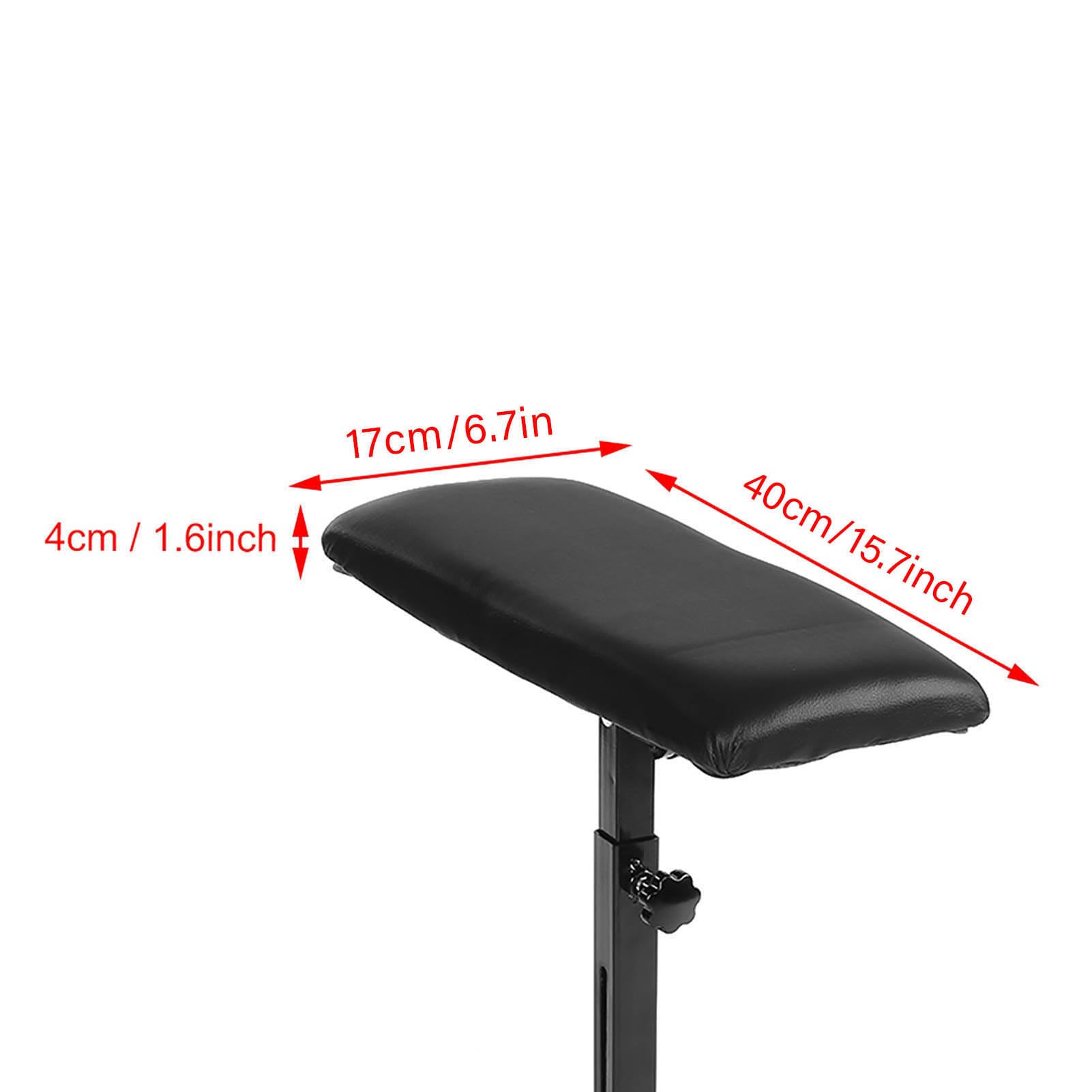 lyrlody Trípode de Reposabrazos para Tatuaje, Soporte de Descanso para Barra de Brazo Almohadilla Tattoo Altura Angulo Ajustable Soporte para Brazos con Cojín de Esponja Suave
