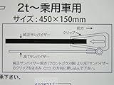 【アクリル サンバイザー】濃い目のスモークで日差しをやわらげる（軽自動車～２ｔ）運転席用