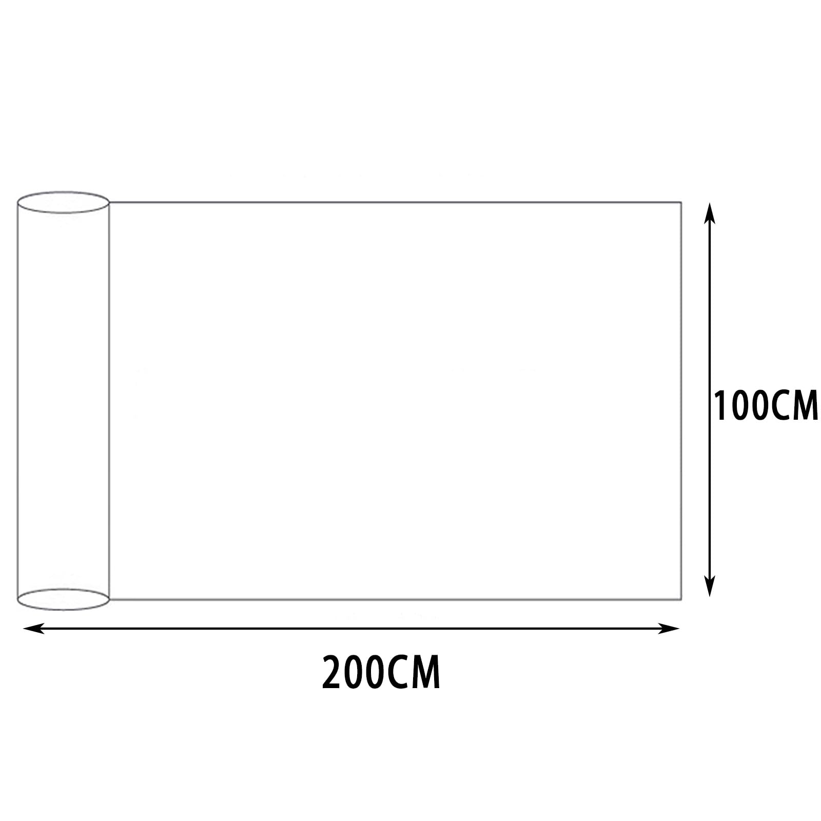 Grünes Tafelpapier, selbstklebend, großer Kreidetafel-Aufkleber für die Wand, Selbstklebende Tafelaufkleber-Rolle für Zuhause, Büro, Schule, 100 x 200