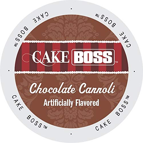 Cake Boss Coffee, Chocolate Cannoli Flavored Single Serve Coffee, K Cups for Keurig Brewers, Medium Roast, Arabica Coffee Beans, 100 Count
