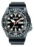 Automatik Uhr Citizen Herren Analog Mechanisch Uhr mit Kunststoff Armband NH8385-11EE
