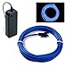 Produktbild COVVY Wasserdicht Flexibel 3M 9 FT Neon Beleuchtung Lichtschlauch Leuchtschnur EL Kabel Wire mit 3 Modis für Disco Party Kinder Halloween Kostüm Kleidung Weihnachtsfeiern (Blau, 5M)