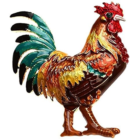 Lova Jewelry Rooster Brooch Pin Cover