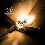 I-SHUNFA 12V G4 LED Bulb,1.2W AC/DC 120LM Warm White 3000K Equivalent to 15W/20W Halogen Lamps Replacement,Non-dimmable,Highly Transparent Silicone,Crystal Spotlight Bulb 10Pack - Image 5