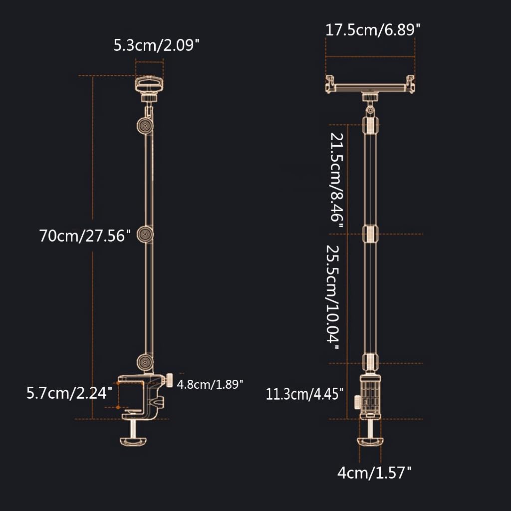 Soporte para teléfonos celulares, soporte ajustable para teléfono de escritorio con base estable, soporte de escritorio perezoso de aleación de aluminio para teléfonos