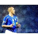 Fabio Cannavaro Poster by Silk Printing # Size about (47cm x 35cm, 19inch x 14inch) # Unique Gift # 64613E