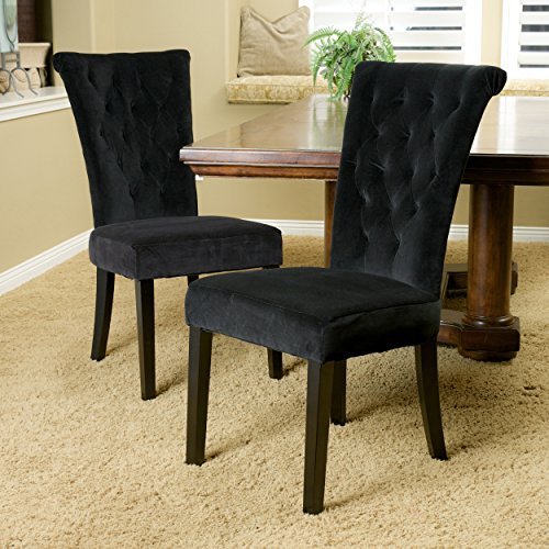 Black Tufted Dining Chairs All Chairs