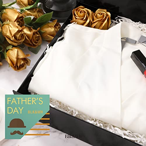 Blk&Wh 5 Large Gift Boxes 13.5X10X3.5 Inches, Black Gift Boxes With Magnetic Closure Lid, Sturdy Shirt Boxes, Rectangle Collapsible Boxes For Gift Packaging(Glossy Black) #TOP1