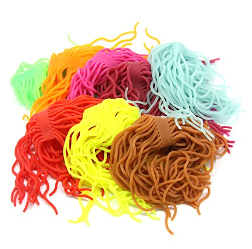 Samsfx Fly Tying Materials Squirmy Wormy Soft Worm Lures Flie Making Assorted Colors (Fi Green) #TOP5