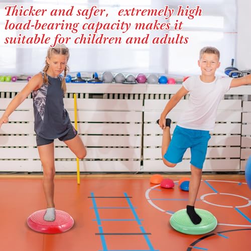 Image of Libima 4 Pcs Wiggle Seat for Kids Inflated Wobble Cushion