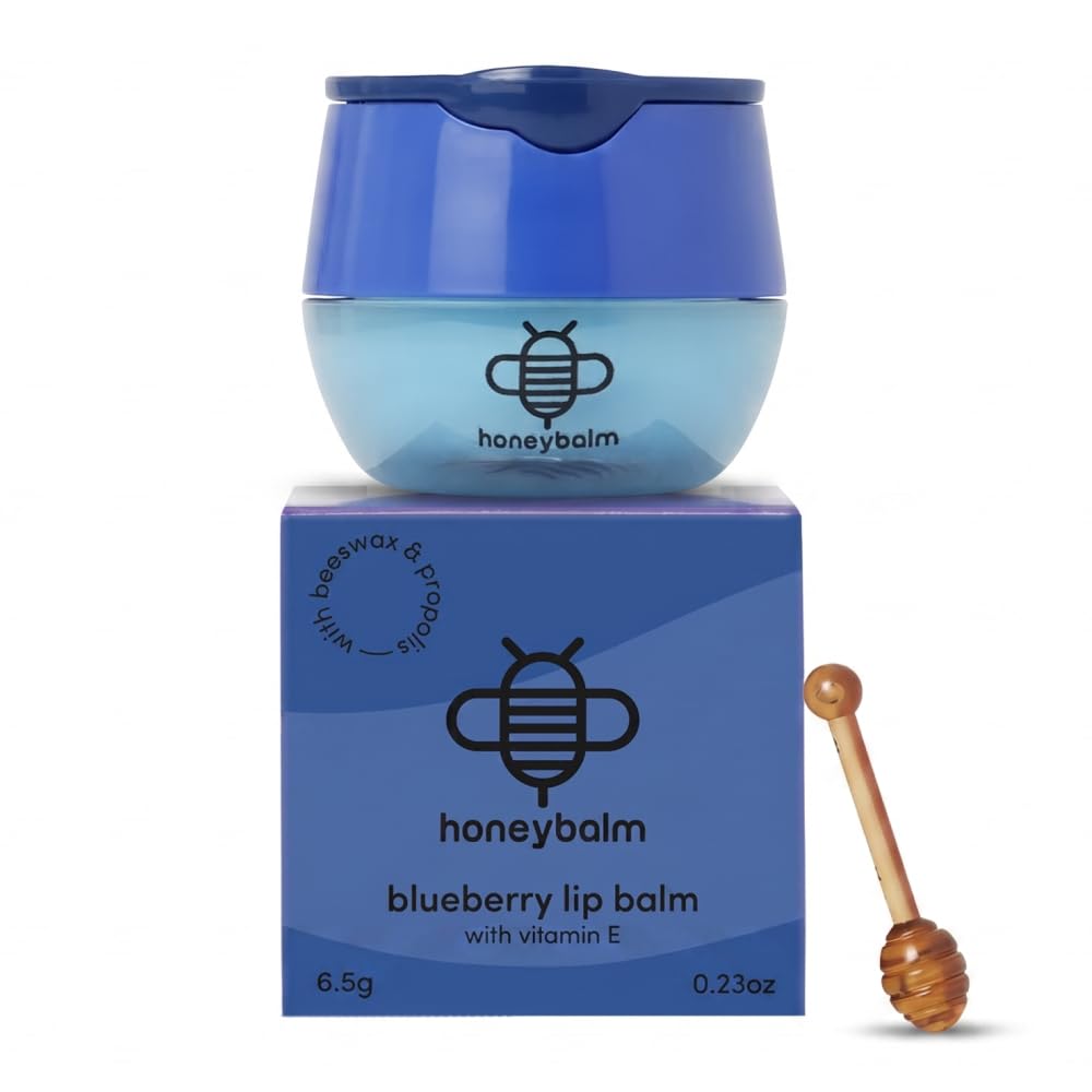 Lip Balm With Blueberry Flavor - With Applicator