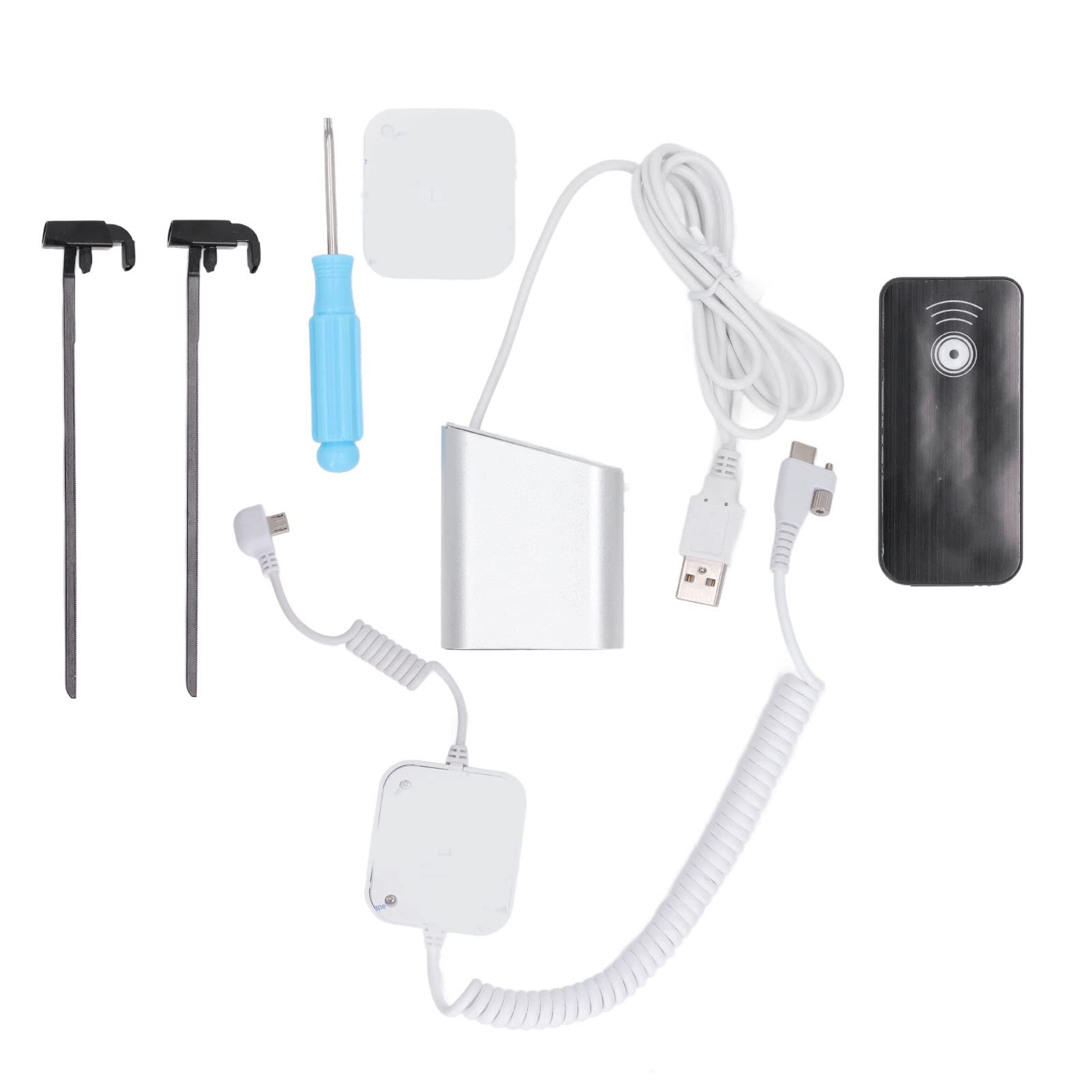 mingzhe Soporte para Teléfono Celular Antirrobo con Control Remoto Alarma de 95-120 DB Ángulos de Visión Múltiples ABS y PC Duraderos para el Hogar o la Tienda (#2)