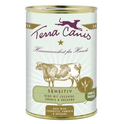 Produktbild von Terra Canis Getreidefrei Rind Nassfutter für Hunde - 6 x 400 g