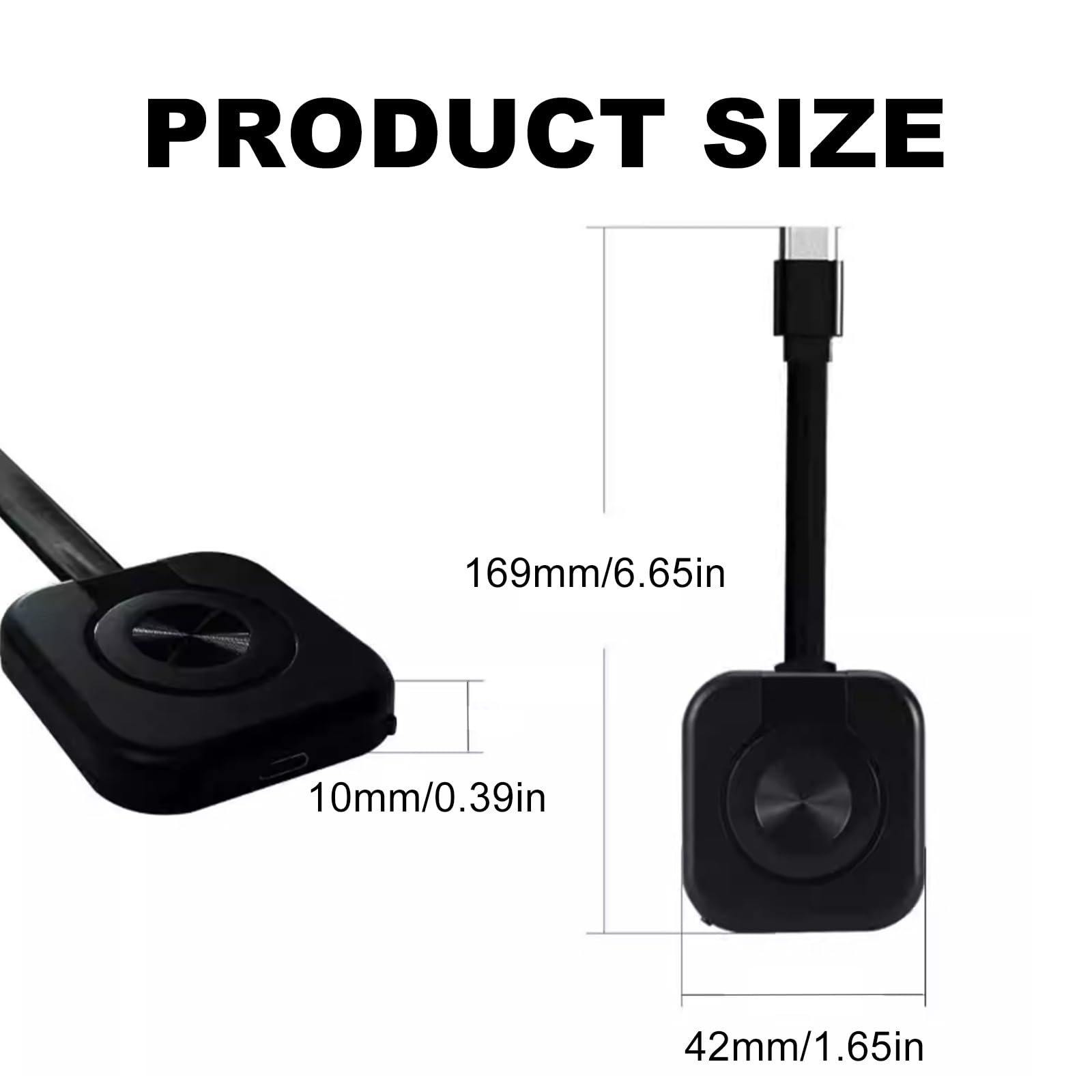 Adattatore Wireless HDMI 4K HD, Display Adattatore con Screen Mirror per Miracast/DLNA/AirPlay, HDMI Dongle compatibile con Android, OS, Windows, TV, proiettore, laptop, smartphone, tablet monitor