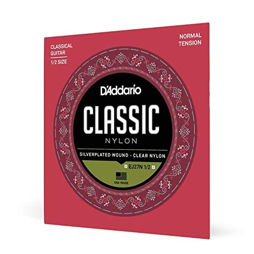 D'Addario EJ27N 1/2 Juego de Cuerdas para Guitarra Clásica de Nylon