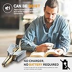 ROYAL [Made in Korea] Gold Nose Hair Trimmer for Men,Golden Birdie, Allergy-Free, Manual, Battery-Free, Waterproof…