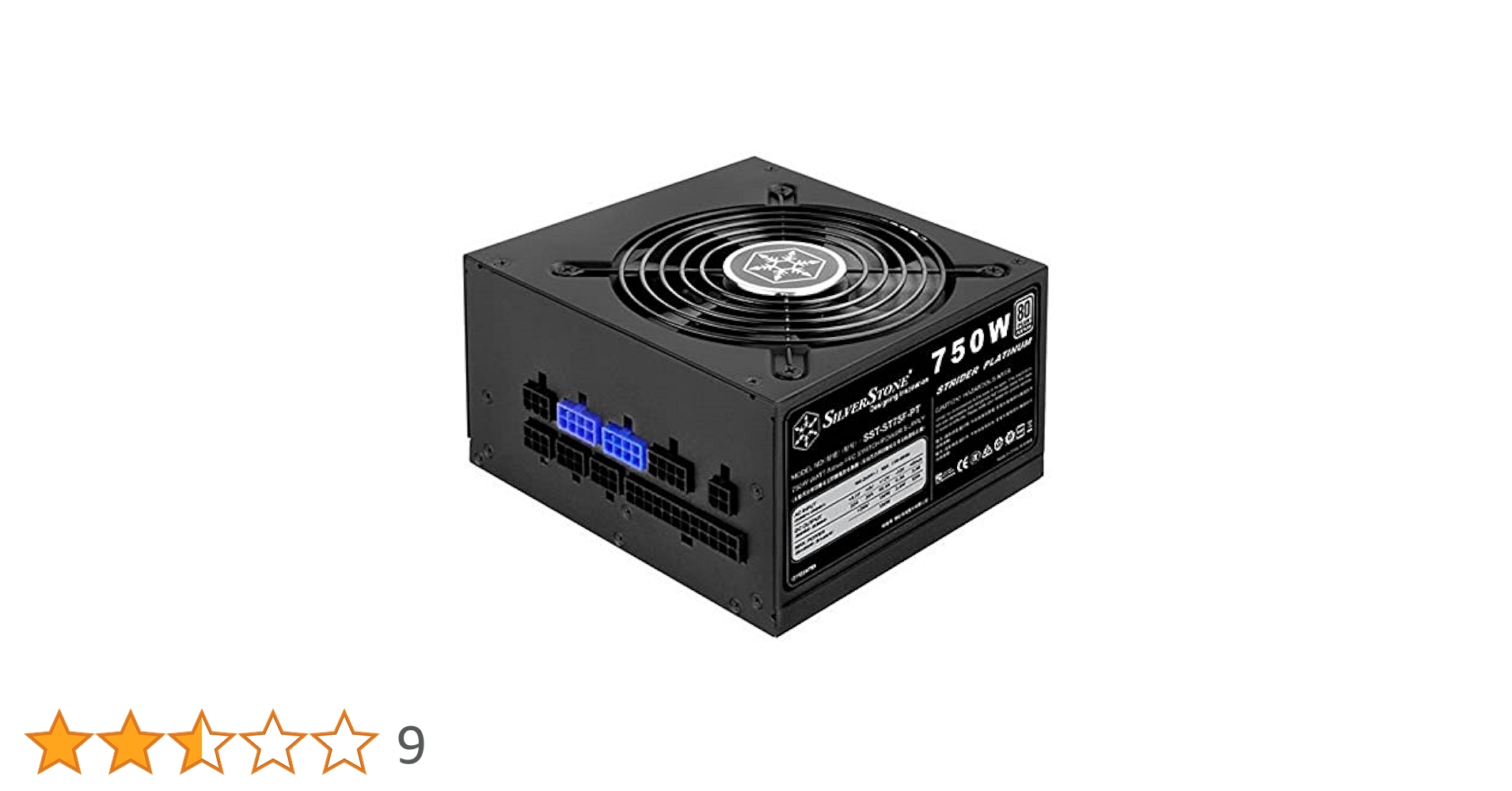 Amazon | SilverStone 750W 80PLUS PLATINUM ATX電源 SST-ST75F