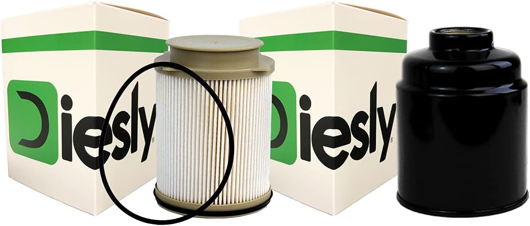 Dodge 6.7L Diesly Cummins Fuel Filter Water Separator set for '13-'18 Ram 2500 3500 4500 5500 Diesel Trucks