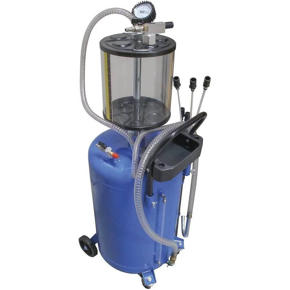 D-Work Recuperatore di olio pneumatico 70 l, 45 x 92,5 x 49,5 cm, capacità significativa, mobilità facile