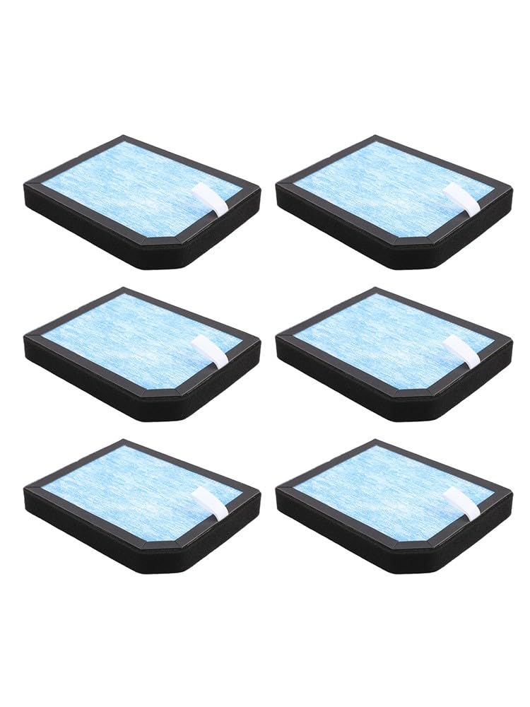 H13 True HEPA - Filtros de repuesto para Aircillin AP1501, paquete de 4/6, filtración de 3 etapas con prefiltro, filtro de carbono, captura el 99.99% de las partículas de 0.1 micras