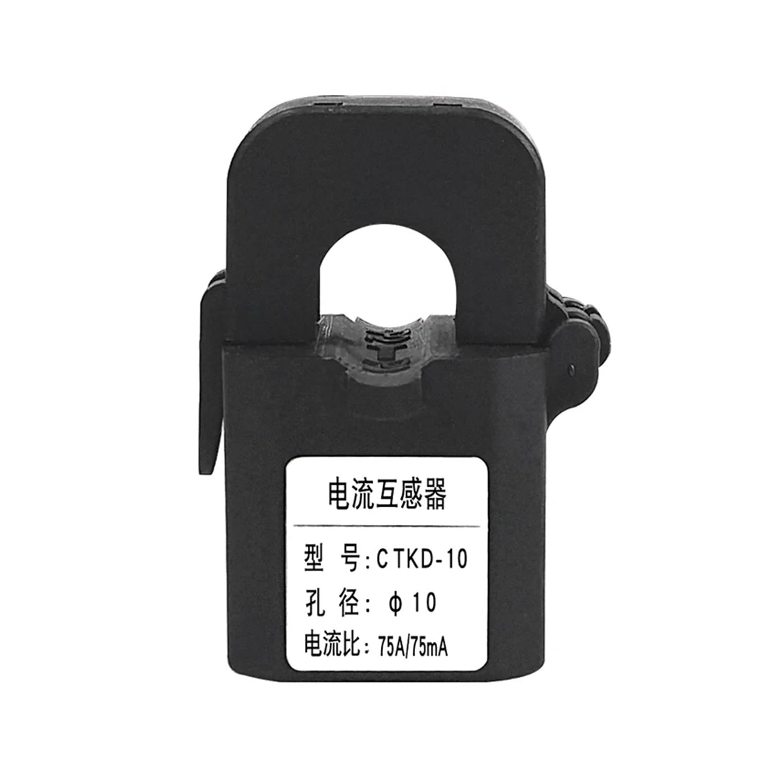 CLEUFWKO Clamp-on Design Split Core Current Transformers Open Type Current Transformer mA 0.5 Class 10/20/50/75mA(75A 75mA)