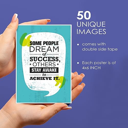 Image of PAPER PLANE DESIGN Inspirational Motivational Quotes Wall Abstract Poster (PACK OF 50 K) (D)