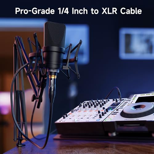 Image of Cable Matters 6.35mm (1 /4 Inch) TRS to XLR Cable (Male to Female) 6 Feet