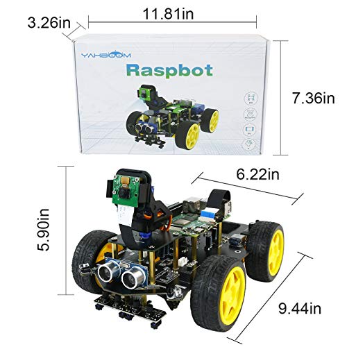 Yahboom Raspberry Pi Smart Robot Car AI Starter Kit with FPV - Want It All