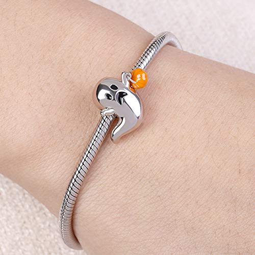 Image of GNOCE Witch Cauldron Pendant Charm,S925 Sterling Silver with Ruby Gemstones Dangle Charms Bead For Bracelets /Necklace Jewelry Gift For Women Girls Wife Daughter