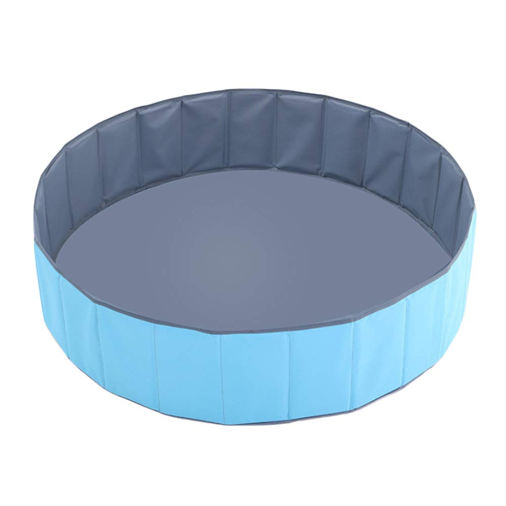 YLSZHYR Ocean Ball Pool, Folding Play Ball Pool Oxford Cloth 80 X 80 X 26 cm Round Ball Pits Soft Ball Pit, Foam Ball Pit Blue Fold Away Playpen Play Yard Fence