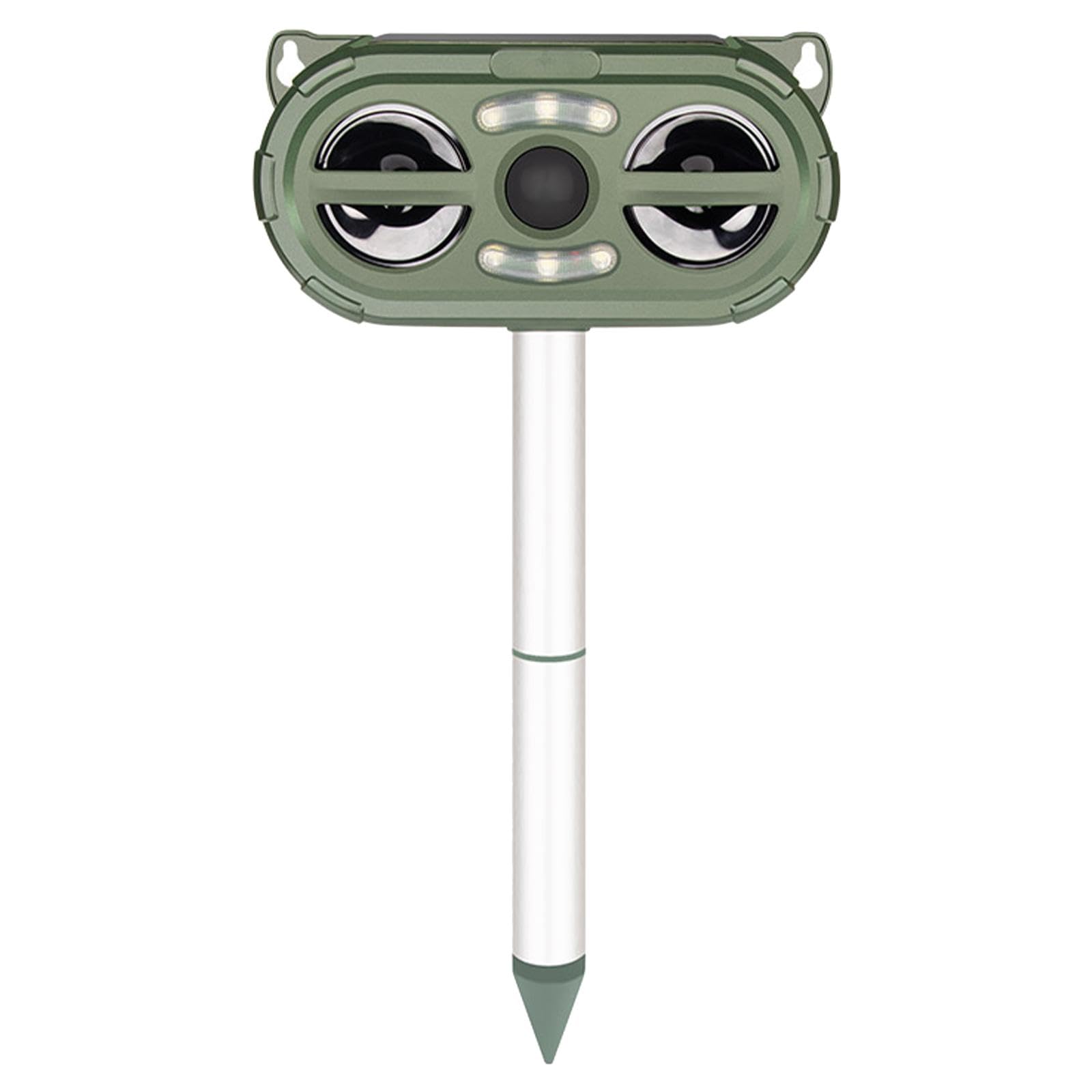 SNAPPSY® Ultrasonic Pet Repeller Solar Powered Bird Cat Repellent for Farm Patio Yard-image-46