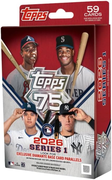 2026 topps Series 1 Baseball Sealed Hanger Box (59 Cards/Box)