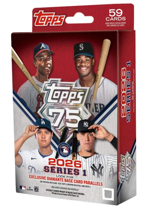 Amazon.com: 2026 topps Series 1 Baseball Sealed Hanger Box (59