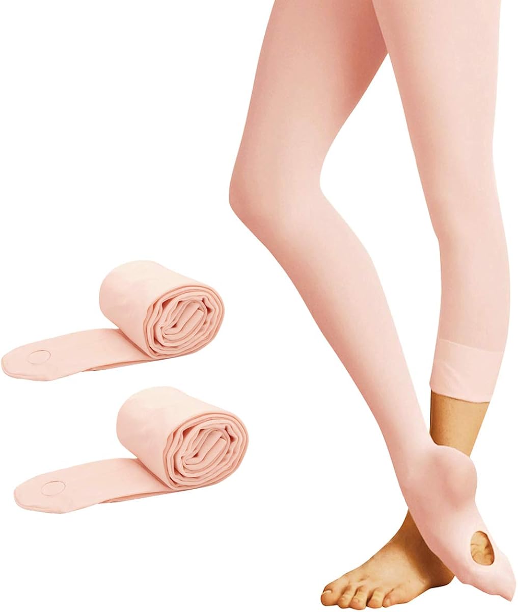 2 Pairs Girls' Ultra Soft Pro Dance Tights Ballet Transition Daily Student Tights (Toddler/Little Kid/Big Kid) : Clothing, Shoes & Jewelry