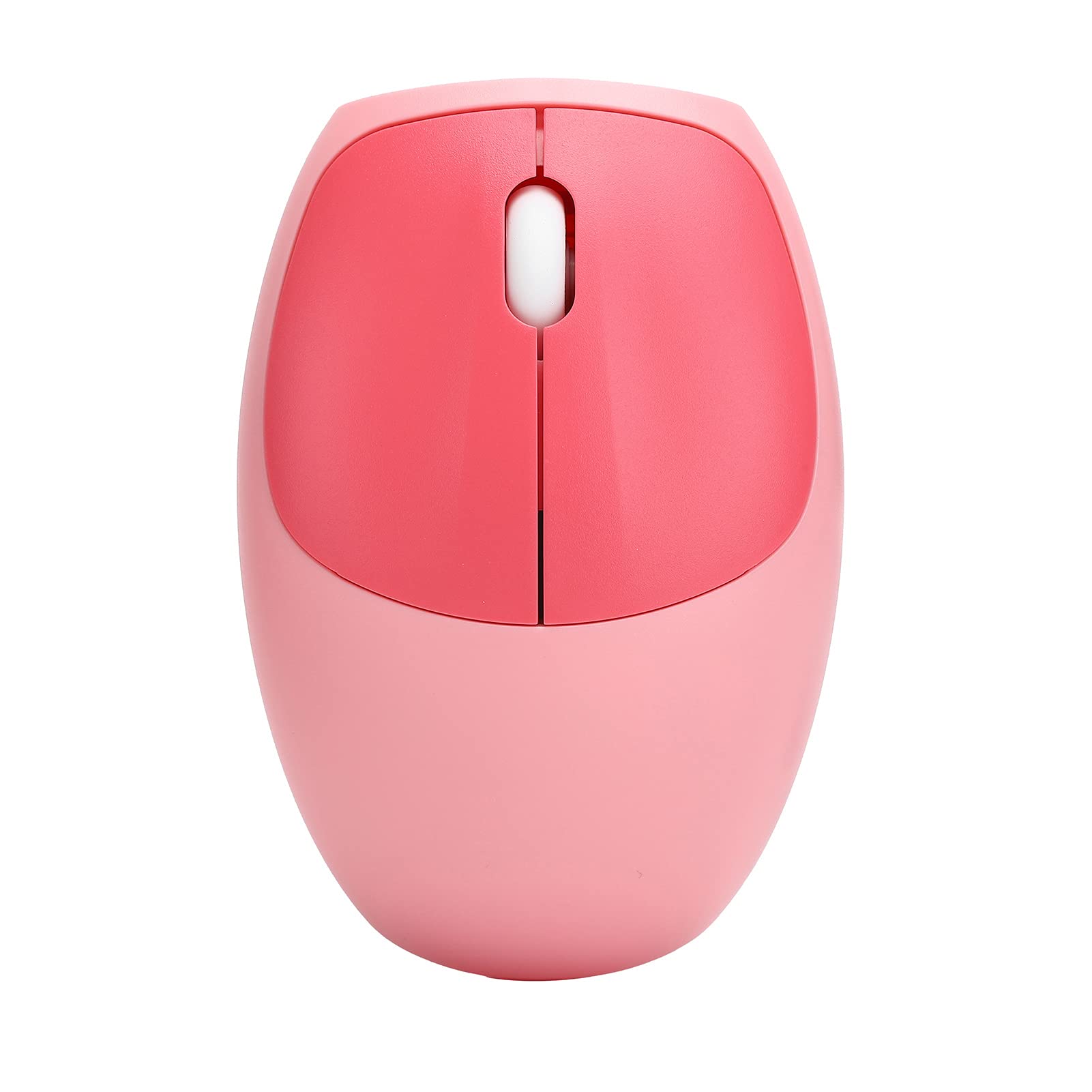 Bezprzewodowa Klawiatura i Mysz, Kolorowa, Okrągła Klawiatura do Pisania z Klawiaturą Numeryczną, Klawiatura 2.4G USB Kawaii Kompatybilna z Komputerem /Laptop/PC(różowe mieszane kolory)