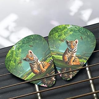 Ensemble de 12 médiators de guitare Tiger And Lotus Flowers pour guitare acoustique, guitare électrique, contrebasse… - Les Beatles, Paul McCartney, John Lennon, RIngo Starr, George Harrison Ensemble de 12 médiators de guitare Tiger And Lotus Flowers pour guitare acoustique, guitare électrique, contrebasse… – Image 7