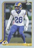 2025 TOPPS CHROME TOPPS REFRACTOR #174 KAMREN KINCHENS LOS ANGELES RAMS FOOTBALL OFFICIAL TRADING CARD OF NFL