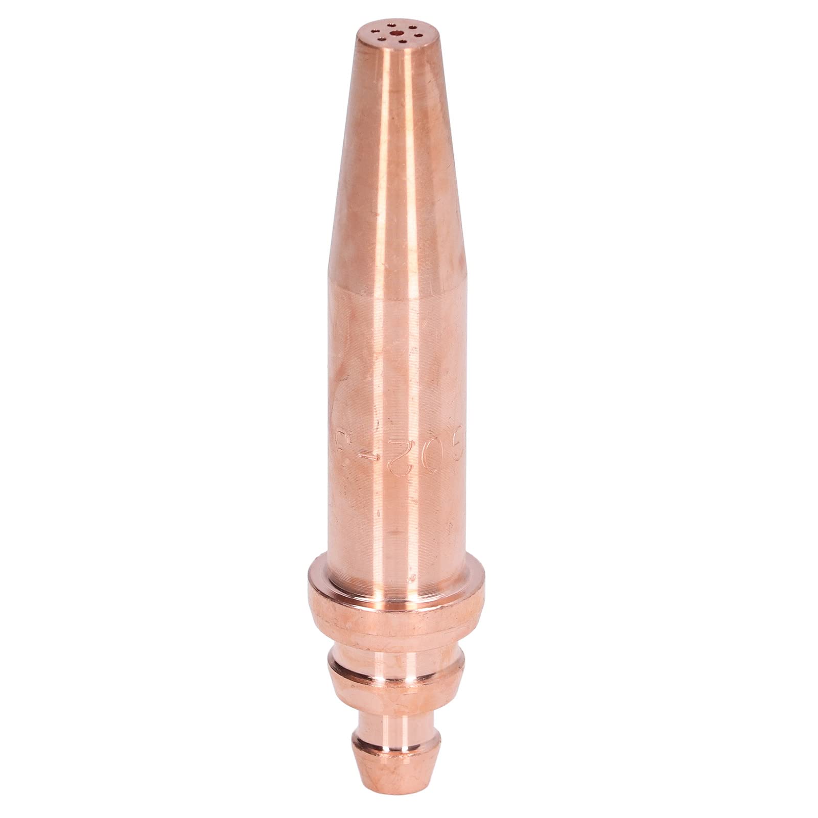 Boquilla de antorcha con punta de corte de acetileno, juego de cobre de grado profesional de 5 piezas, mecanizado CNC de alta eficiencia para soldadura de corte de metales