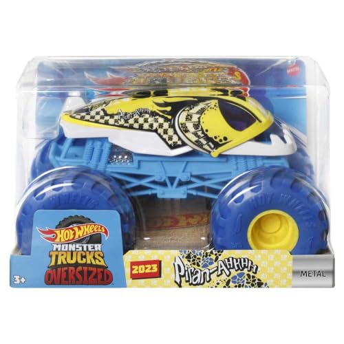 Hot Wheels Monster Trucks Oversized 2023 Piran-Ahhh miniatura 5