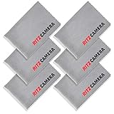 Microfiber Cloth for Electronics (6 Pack) - Cleans Lenses, Glasses, Screens, Cameras, iPad, iPhone,...