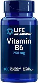 Vitamina B6 100 Caps, Made In USA/Importado