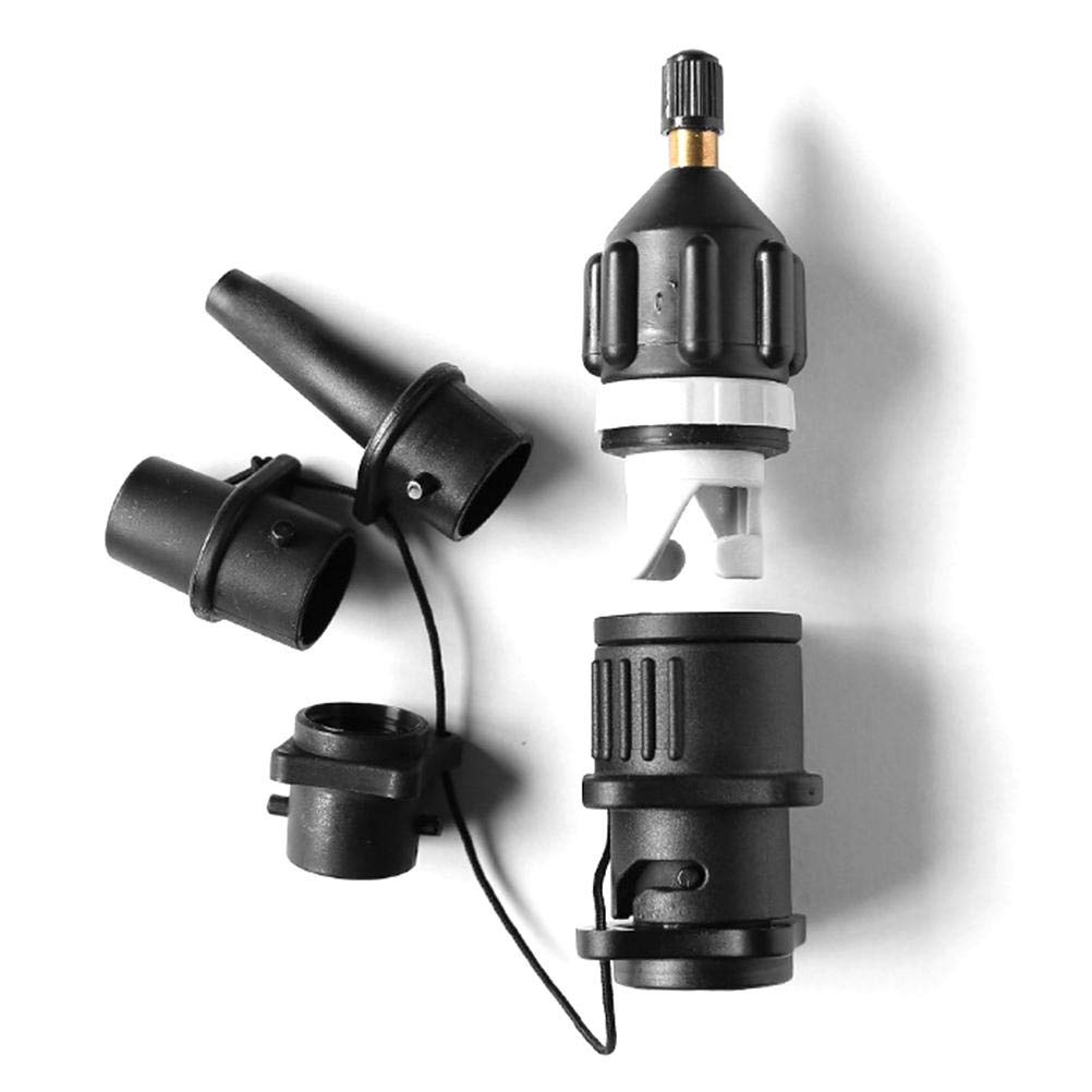 Adaptateur De Valve Universel 5 En 1 Pour SUP, Kayak, Bateau Gonflable - Kit Avec 4 Buses Pour Pompe à Air