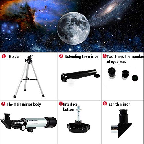 Telescopio Astronómico 90X HD con Trípode para Niños miniatura 5